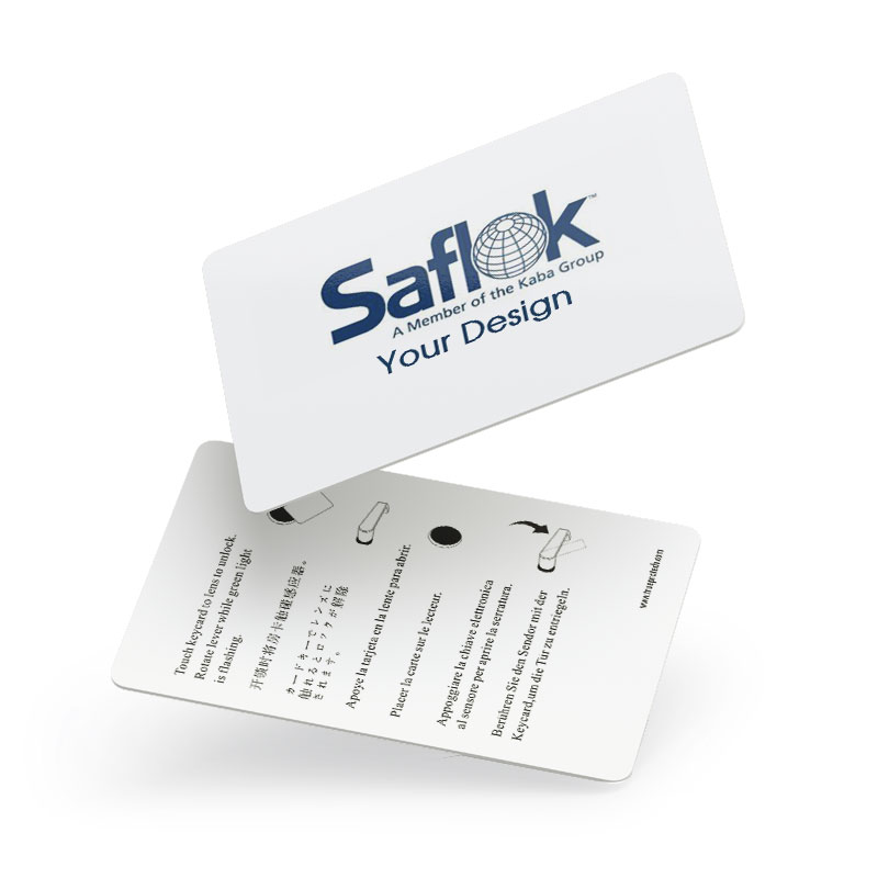 定制 SAFLOK 酒店钥匙卡
